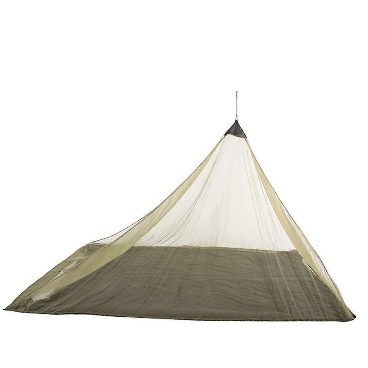 Lightweight Compact Tent for Camping, Hiking, Fishing, Garden Use in Army Green Mesh Fabric