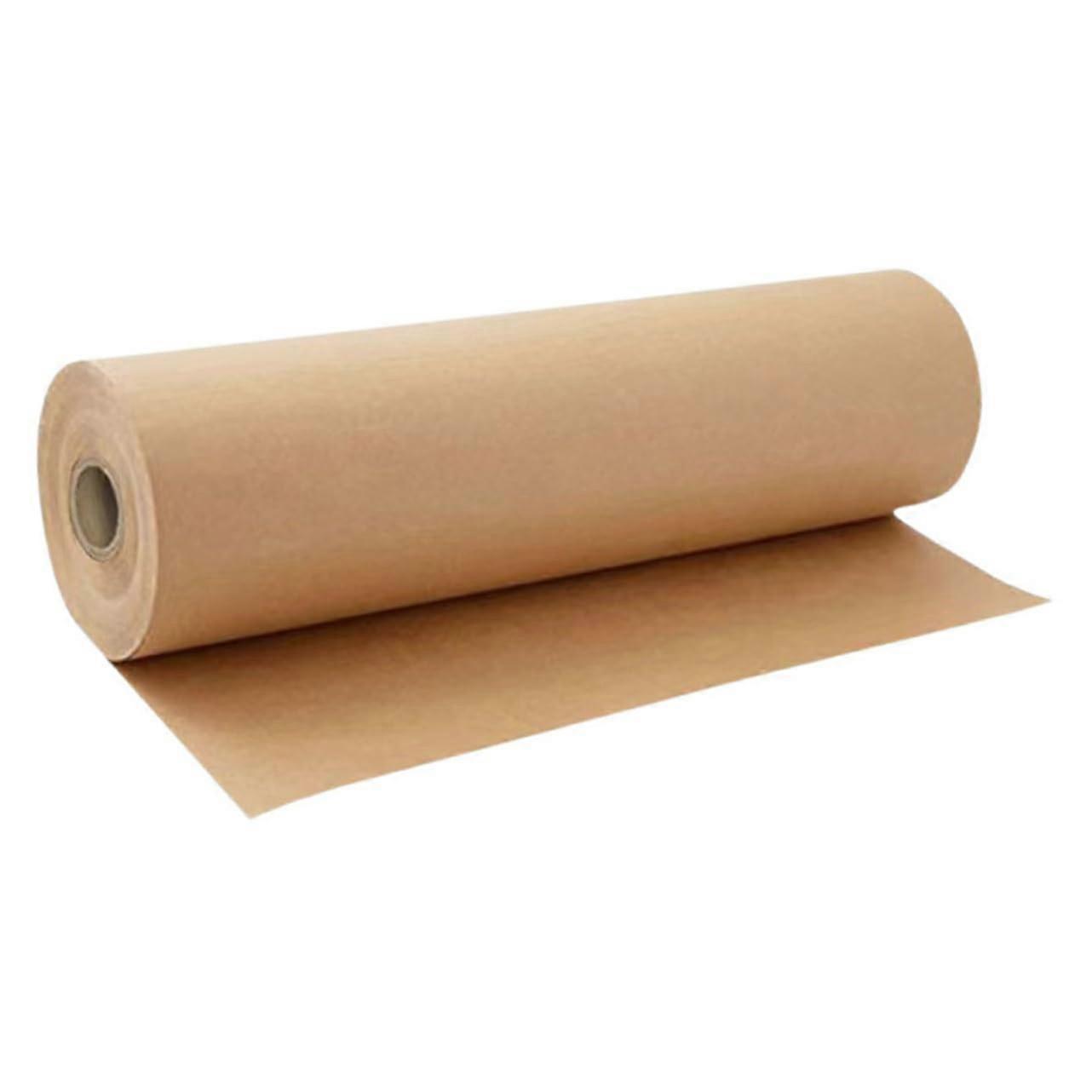 Kraft Paper Gift Wrap Roll for DIY Craft Projects, Bouquet Packaging Material, 1 Roll, 50cm x 100m