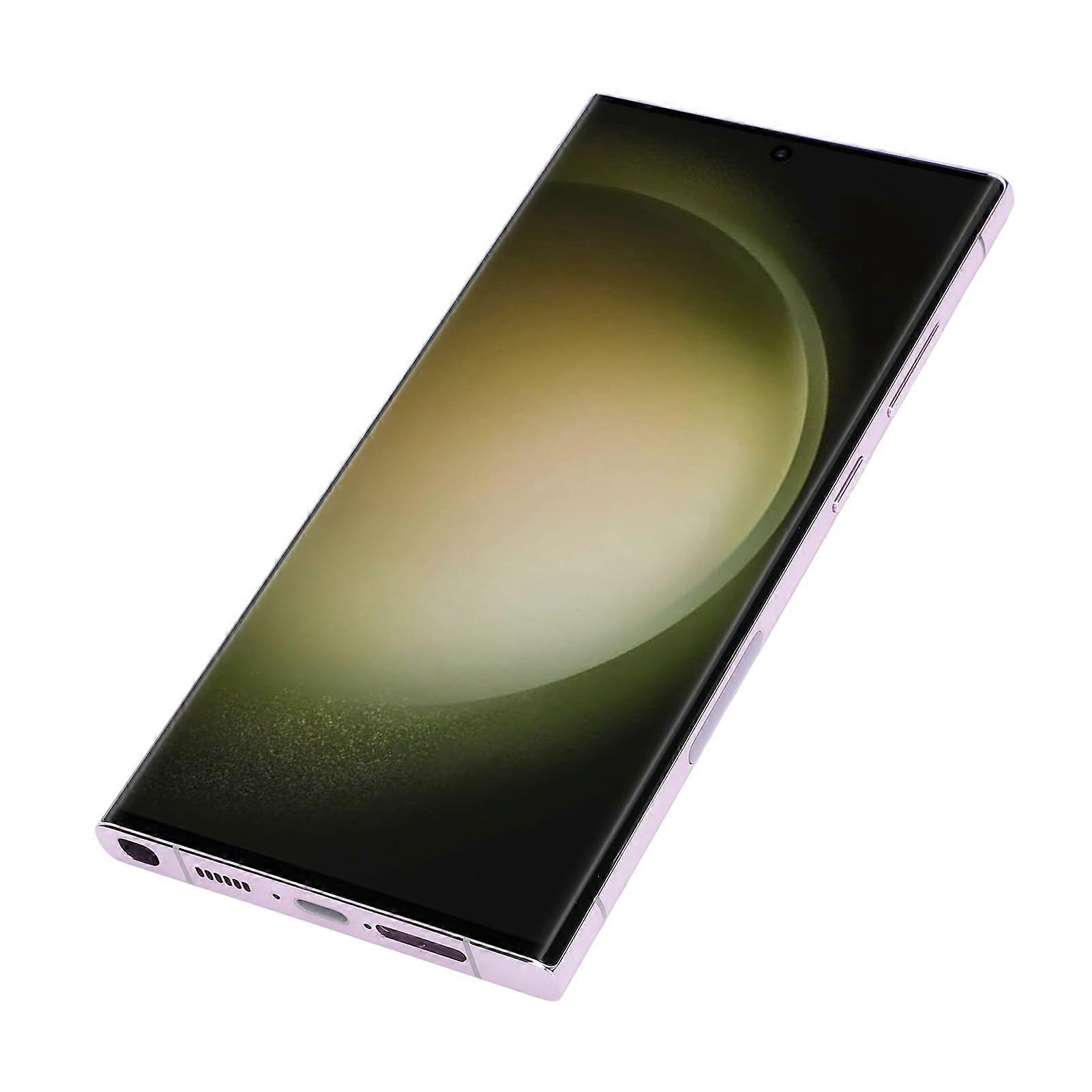 Screen Replacement 6.7 Inch Phone Touch Screen Display Digitizer Assembly With Frame and Repair Tool for GALAXY S23 Ultra 5G SM-S918U Purple 