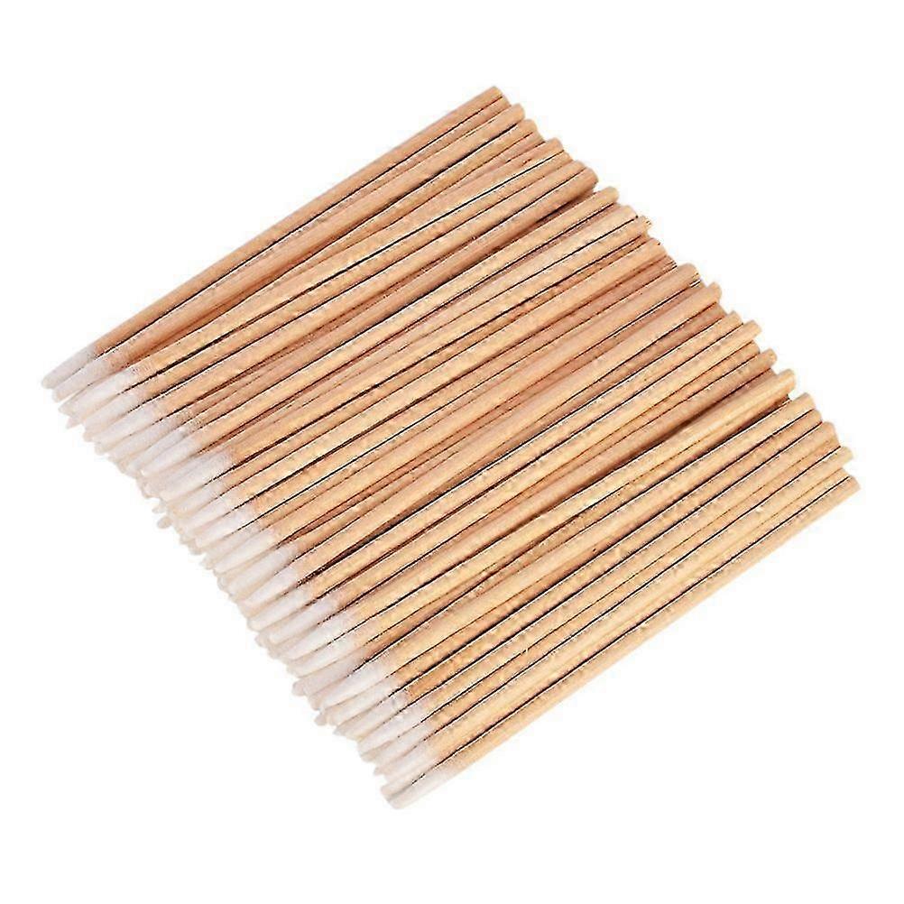 100pcs Single Pointed Head Wooden Cotton Swab Make-up Stick for Cleaning Cosmetic Tool
