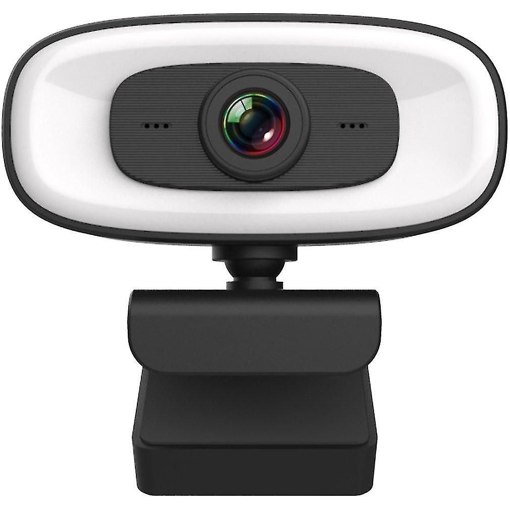 Webcam 2k Auto Focus Usb Full Hd Ring Light Web Camera With Noise Reducing Webcams(2k)