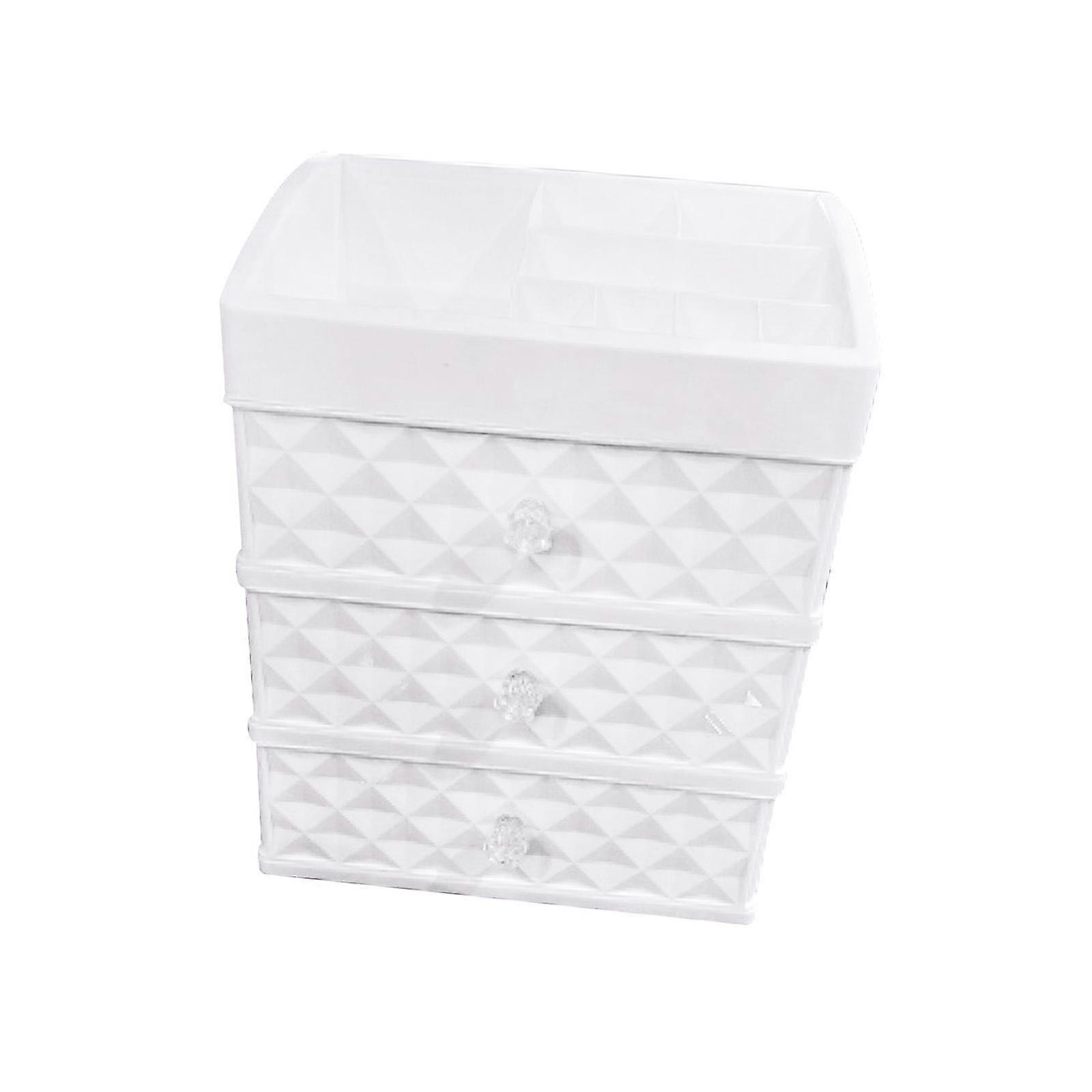 ホームオフィス用の引き出し付き化粧デスクオーガナイザーケース化粧品収納ボックス