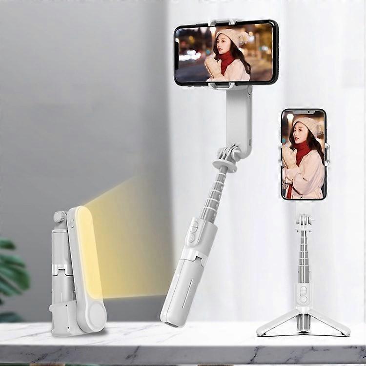 CYKE Extendable Bluetooth Selfie Stick Anti-shake Phone Holder with Fill Light
