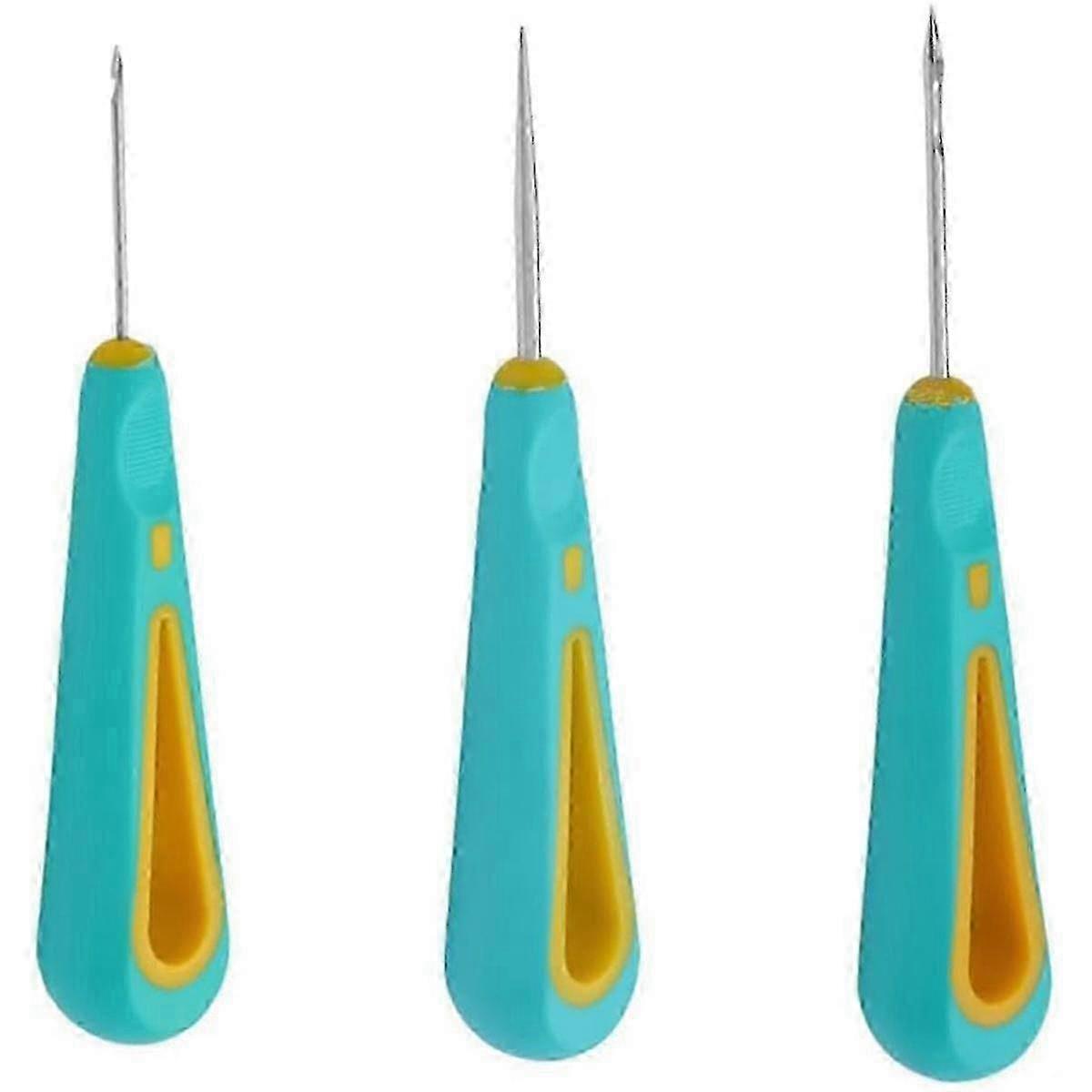 3PCS Round Hole Cone Hand Drills for Candle Making Wick Tool