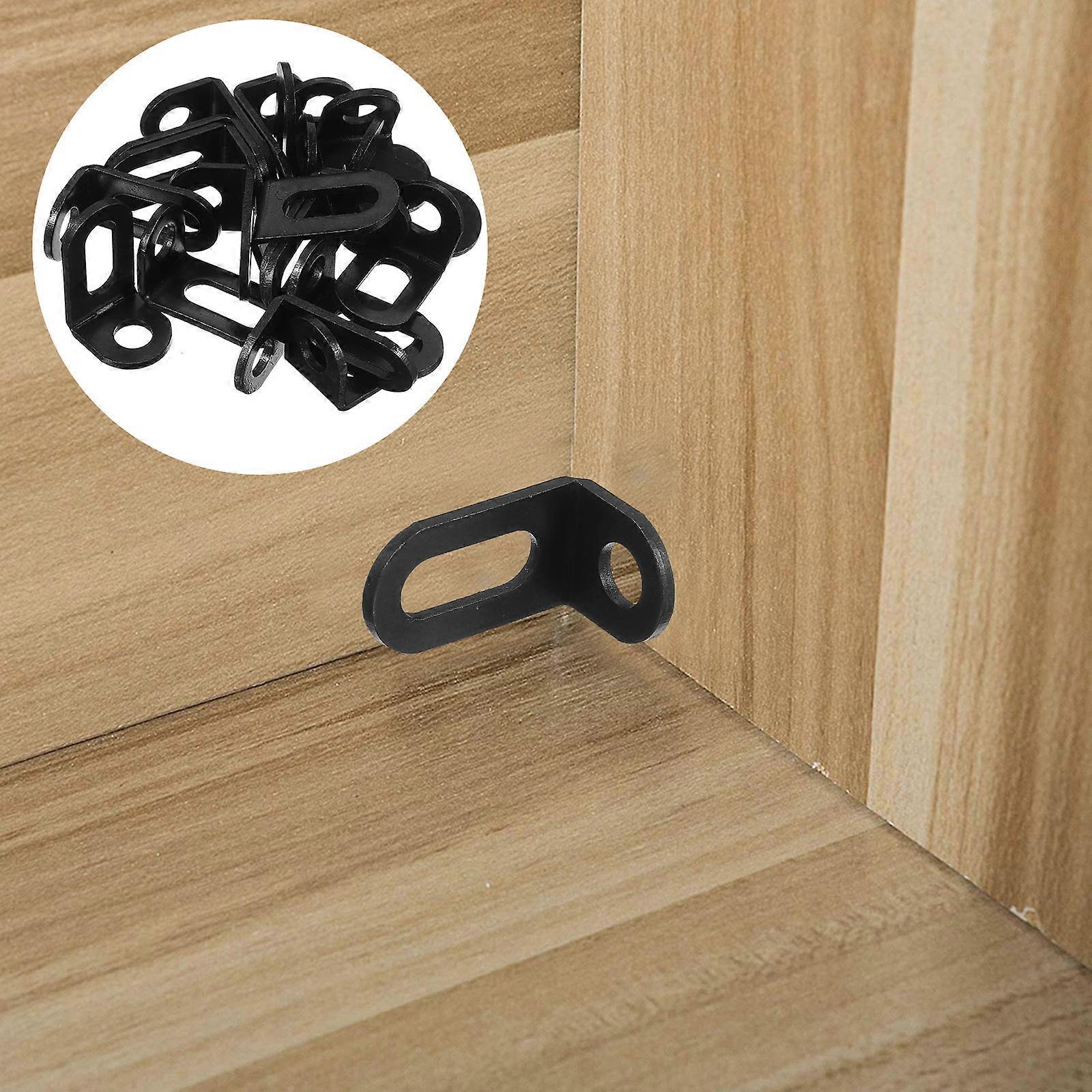 20pcs Shaped Corner Brackets for Furniture Mounting, Right Angle Durable Supports for Cabinets, Shelves, and DIY Projects