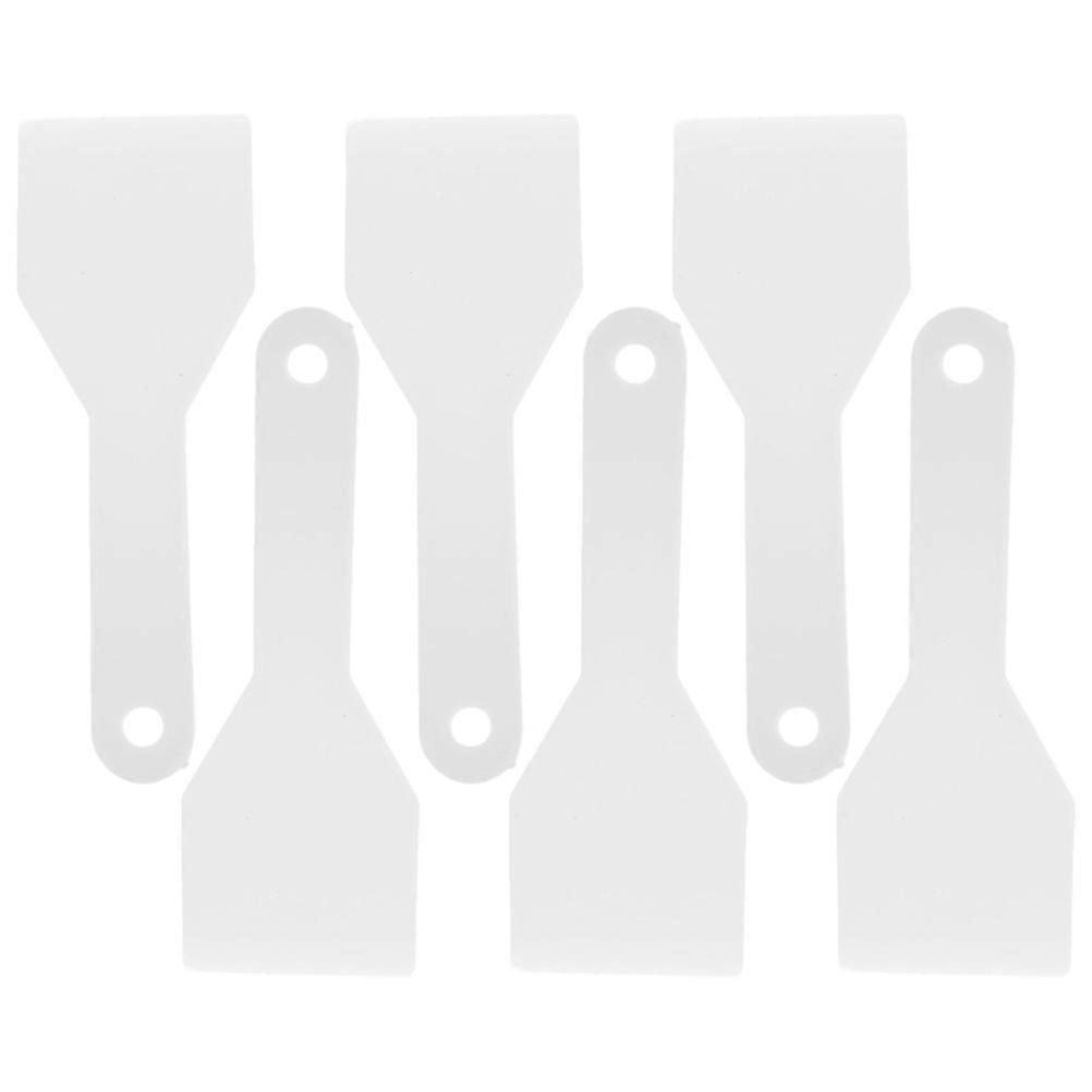 6pcs White Plastic Ice for Freezer Refrigerator Defrosting Efficient Ice Removal Tool