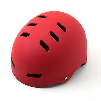 Helmet 54-62cm ABS Impact Resistant Lightweight Red for Adults