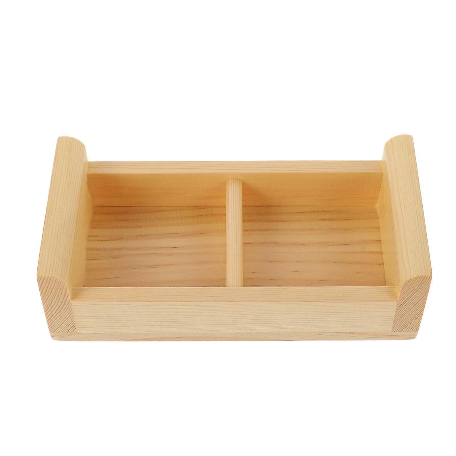 Creative Sushi Serving Tray for Storing Made of Synthetic Material Khaki Color Great for Personal