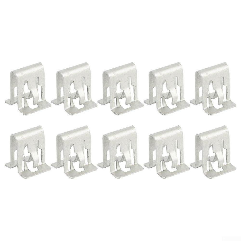 Set of 10 Metal Dashboard and Console Mount Clips
