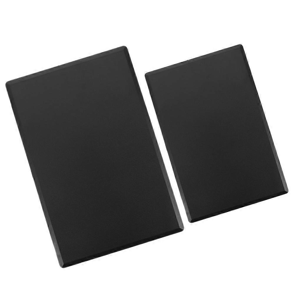 Desktop Eyeshadow Palette Powder Organiser Makeup Trays Simple Structure ABS Material 2Pcs