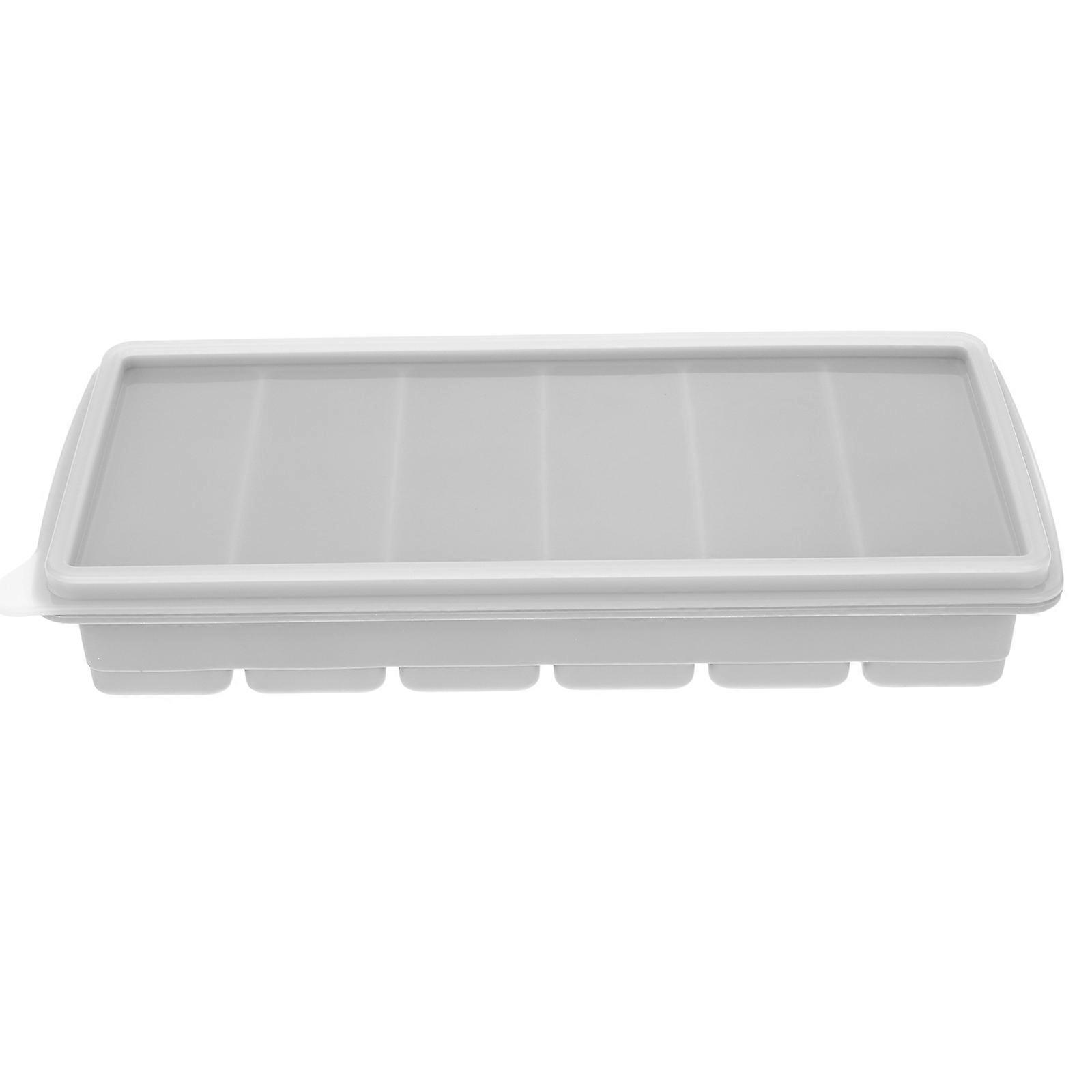 Silicone Airtight Food Storage Container with Compartments for Freezing Purees, Ice Cubes, and Meal Prep