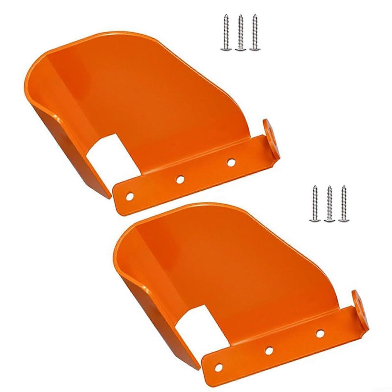 Chainsaw Wall Mount Steel Chainsaw Storage Bracket With Screws For Workshop And Garage 2-Pack