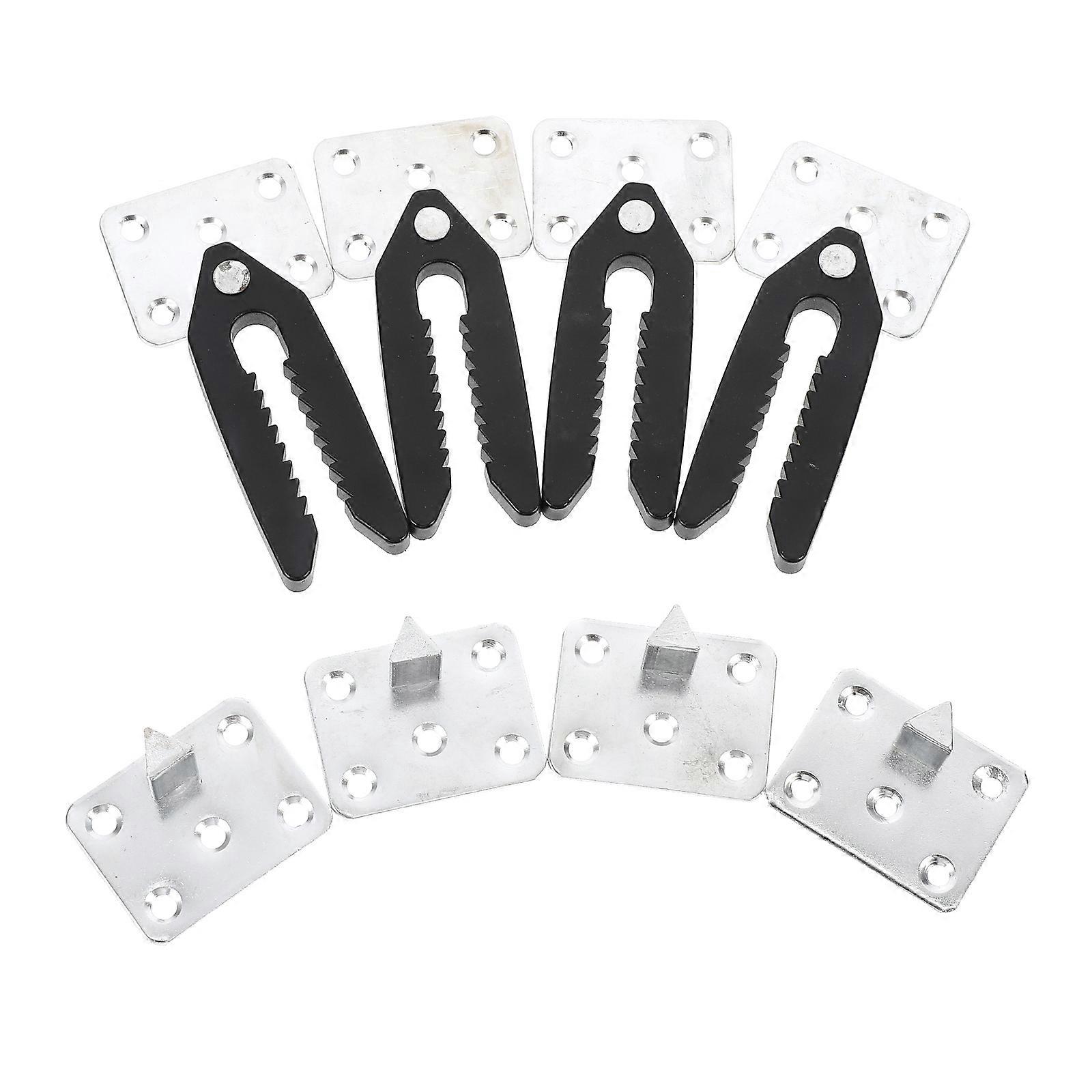 Sectional Connector Brackets Steel Plastic Rectangular Shape For Living Room 4Pcs