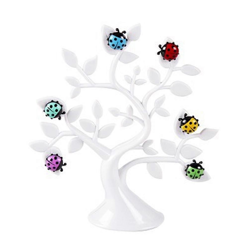 Fridge Animal Magnets Ladybug Shape Holds Notes and Photos Refrigerator 1Set