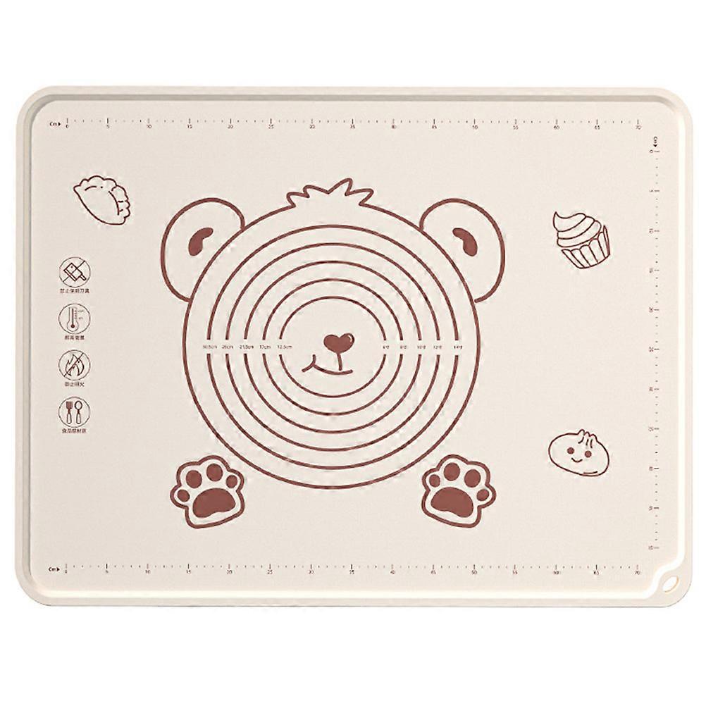 Silicone Baking Mat with Non Stick, Stain Resistant Surface – Ideal for Dough Rolling, Kneading, and Home Bakery Use