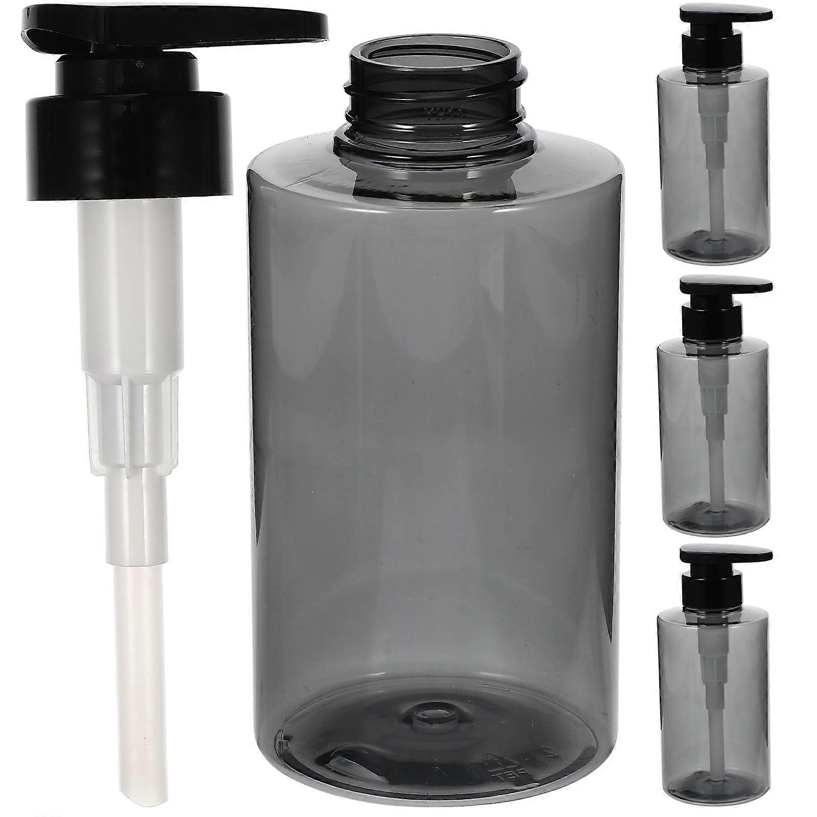 Refillable Dispensers Bottles Plastic Pump Bottles Rust Proof Pump Head Kitchen Accessories 4Pcs