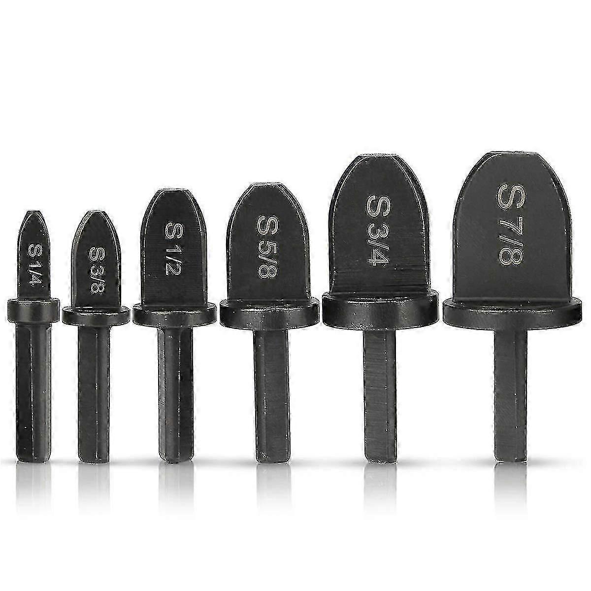 6pcs Copper Pipe Crimping Tool Drill Bit Set