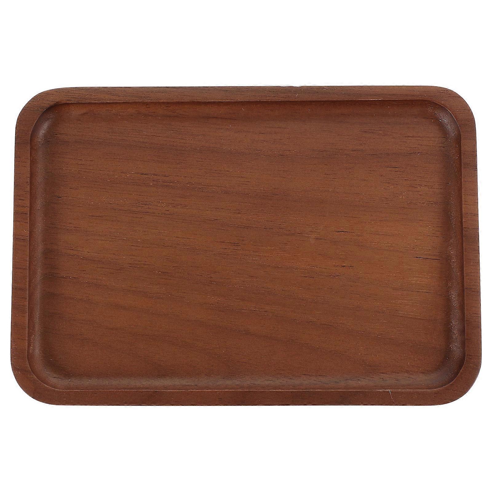 Rustic Wood Tray Rectangle Shape For Breakfast And 18X13CM 1Pcs