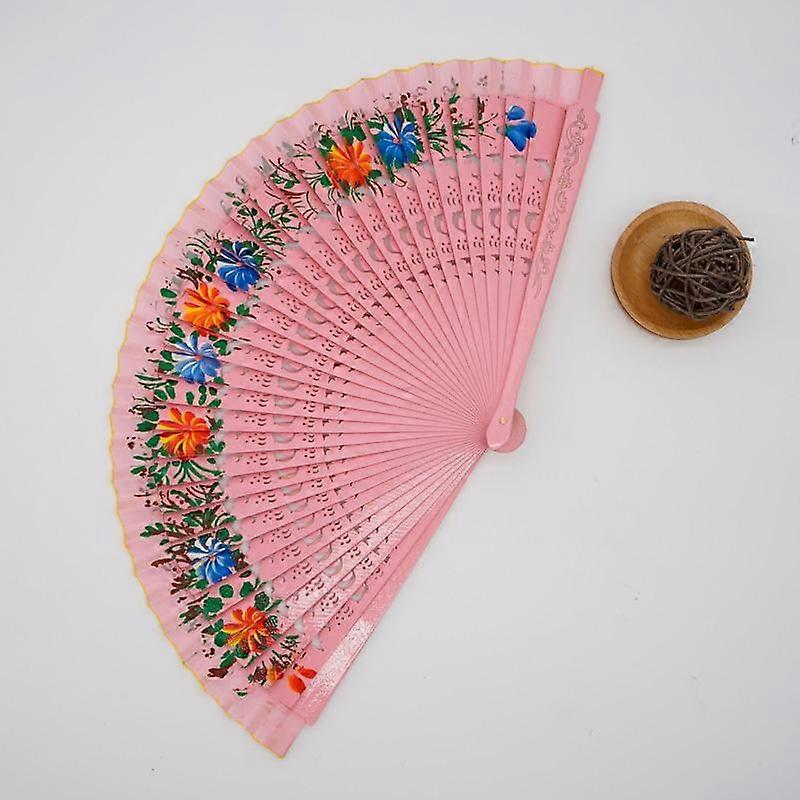 1Pc Beautiful Party Supplies Craft Gift Dancing Double-Sided Hollow Out Folding Fan