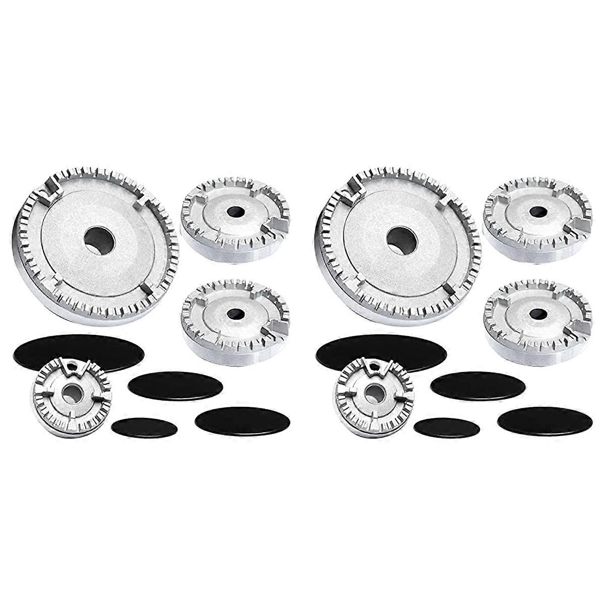 Universal Burner Crown Flame Cap Oven Cooker Hob Gas for ,Flame Burner Cap Crown Fits All Between Si