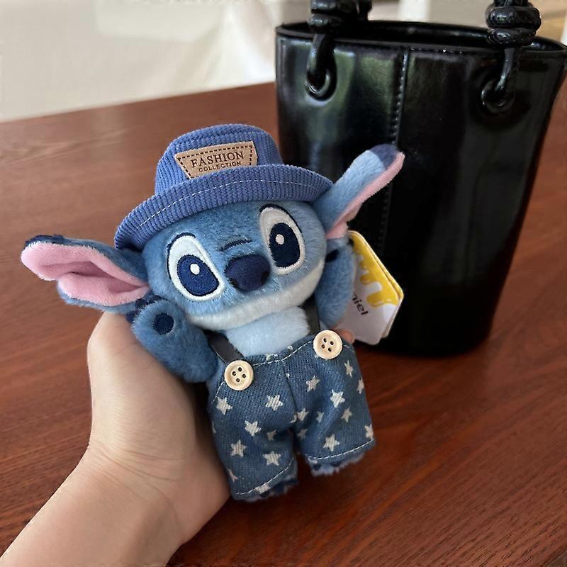 1Pc Little Bear Sleepwear Stitch Keychain Cute Plush Doll Bag Pendant Soft Pendant