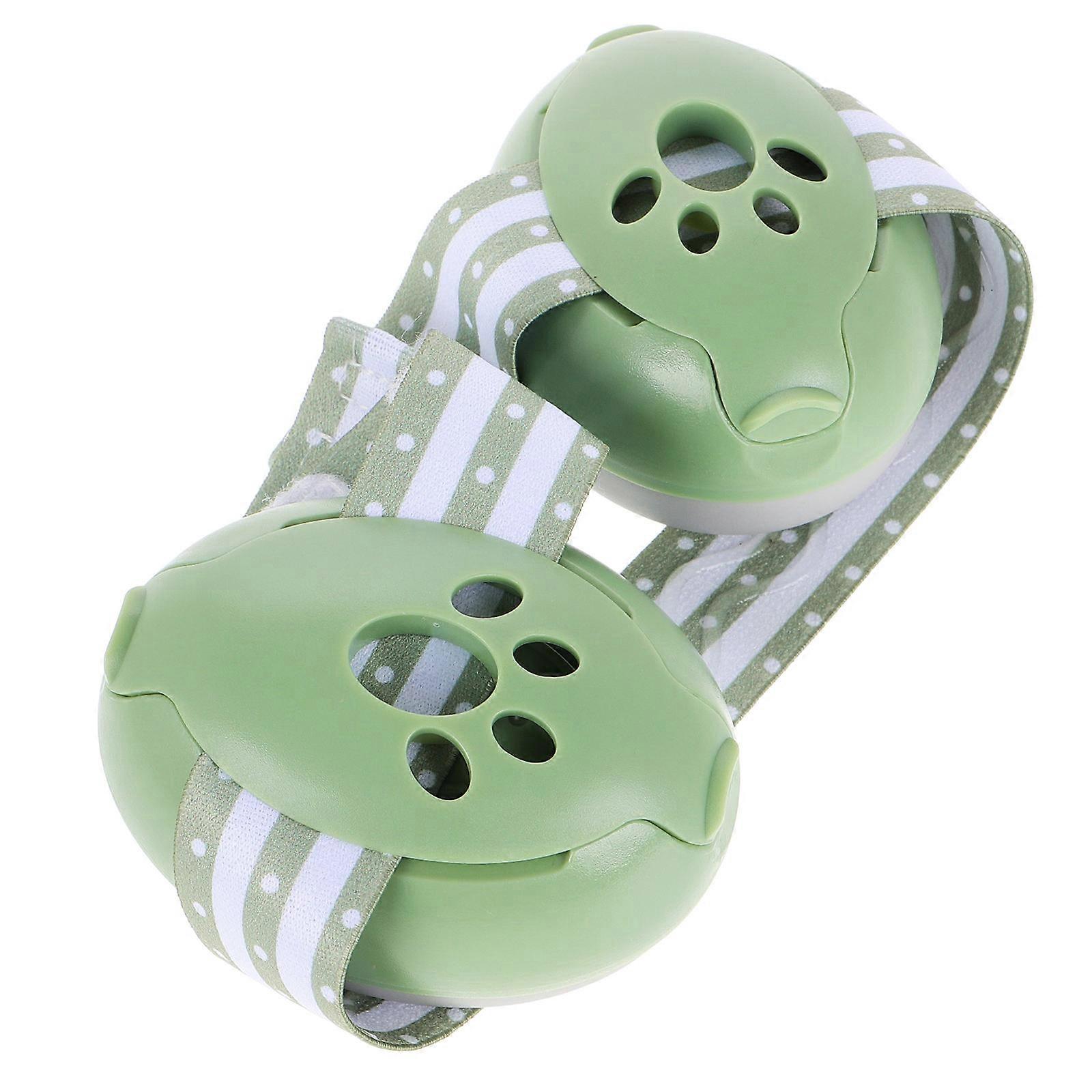Sleeping Ear Muffs For Babies Infant Headphones For Noise Protection Round Shape PU Material 1Pc