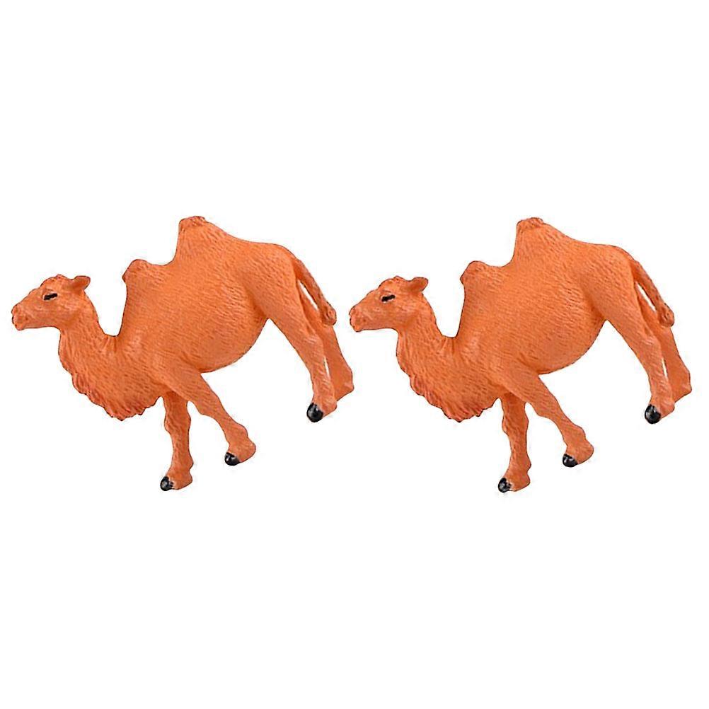 Tabletop Camel Adornment Small Camel Model Compact 1.6X1.5X0.6in DIY Accessory Home Users