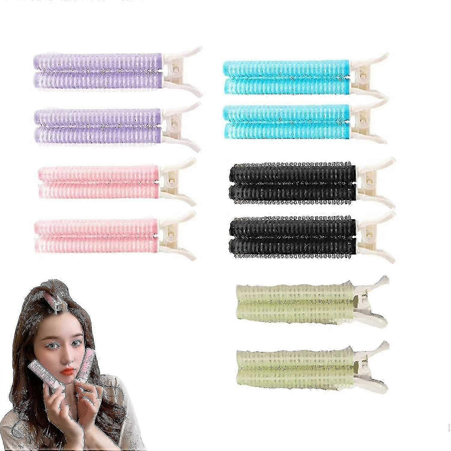 10szt Volumizing Hair Clips, zwiększanie objętości Spinka do korzenia włosów Puszysty spin do włosów DIY Lokówki do włosów długich i krótkich