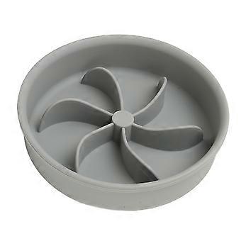 Slow Feeding Bowl Thickened Silicone Preventing Choking Petal Shaped Column Rounded Corners Dog Slow Feeder