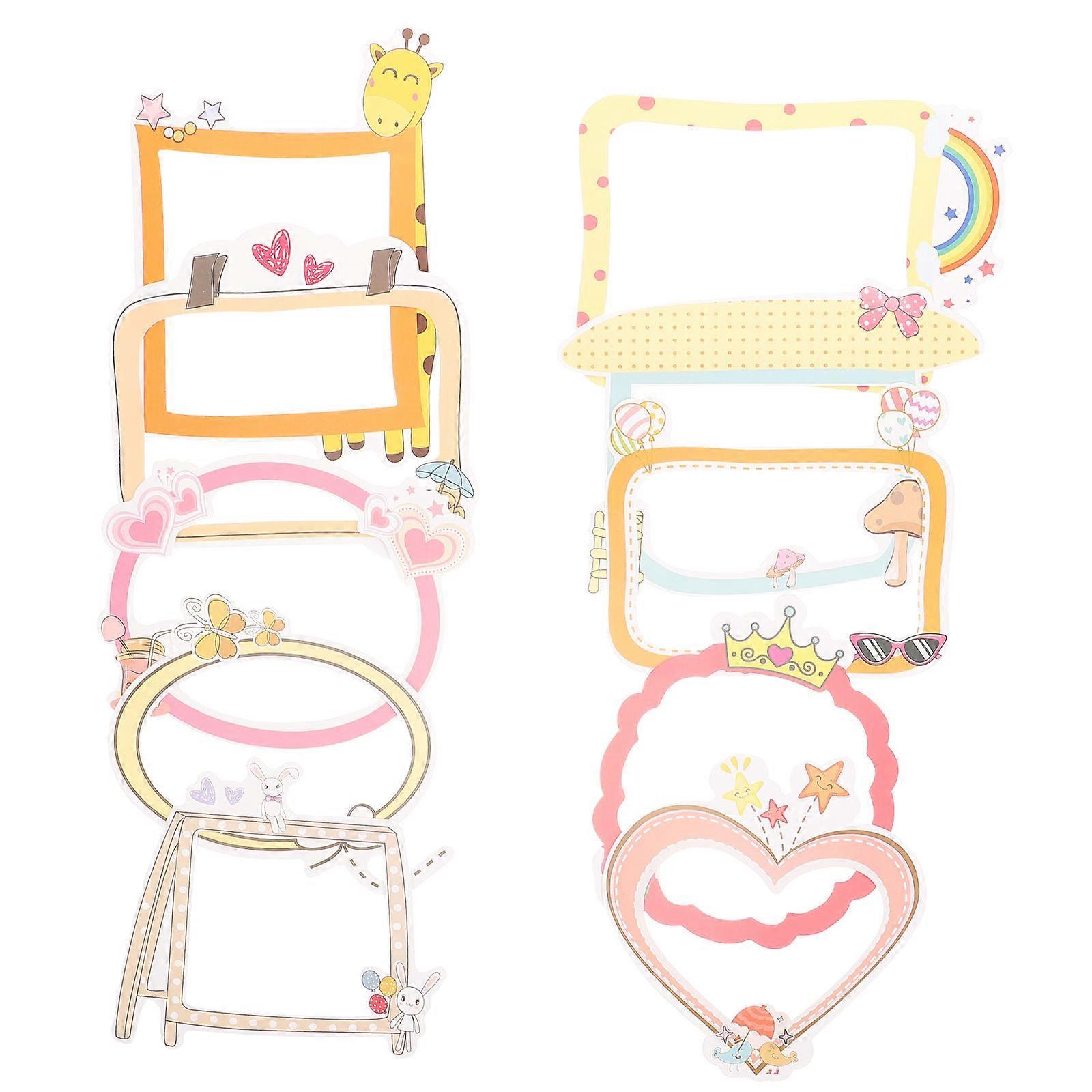 Rainbow Giraffe Stickers for Scrapbooking, Photo Frames, DIY Crafts – Easy Peel & Stick – Residue Free Adhesive for Cards and Albums