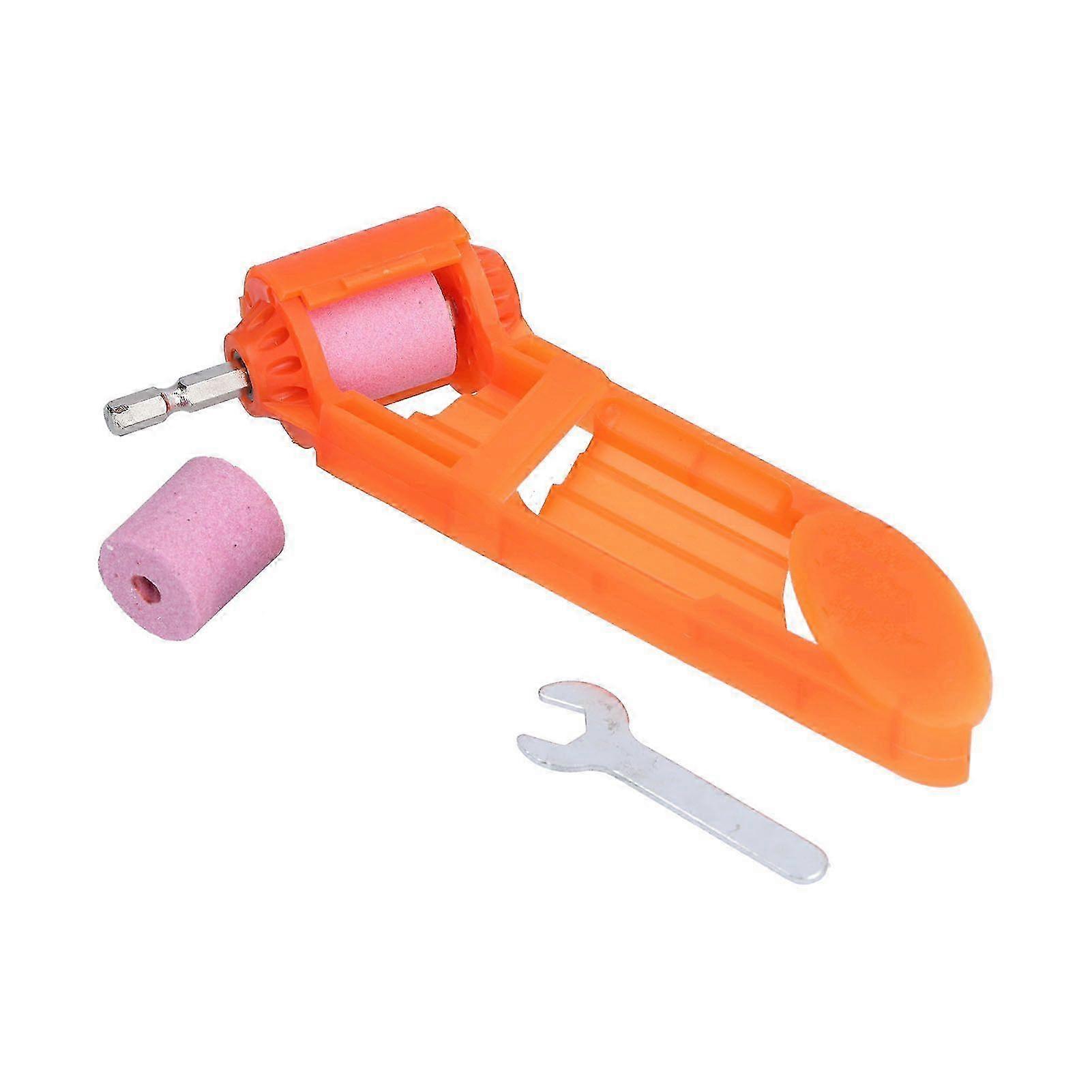 Portable Sharpening Tool with Corundum Grinding Wheel for Iron Drill Bits