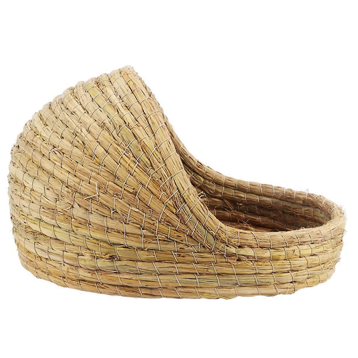 Rabbit Nest Made of Hay – Cozy 20 x 15 cm Sleeping House for Rabbits and Hamsters – Safe Hideaway for Small Pets