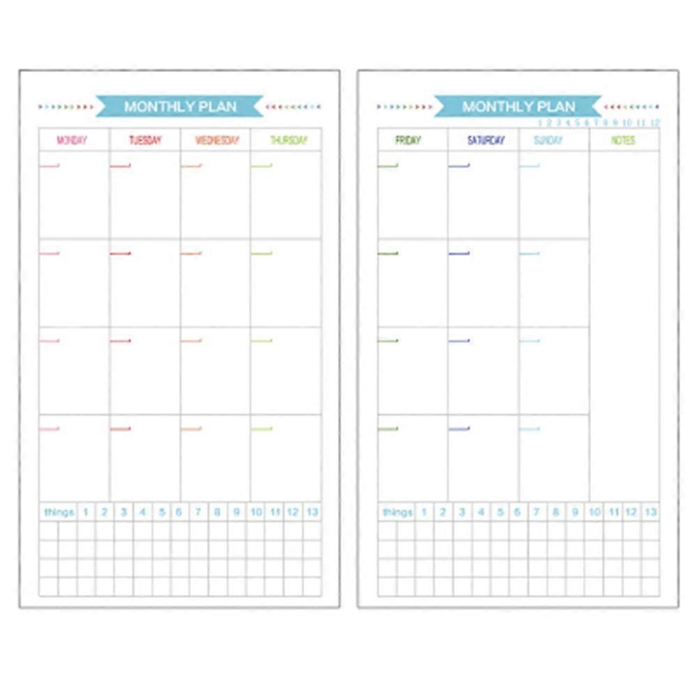 40 Sheets A5 6 Filler Paper Pages with 6 Holes for Notebook, Planner, Journal, Diary