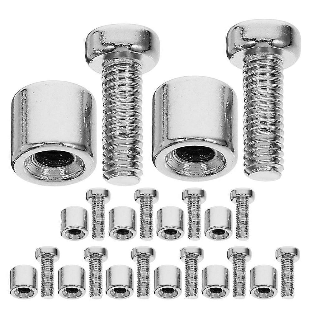 12 Sets Standoff Screws for Acrylic Frames, Wall Fixings for Advertising Signs, Simple Installation, Minimalist Design for Photos and Posters Display