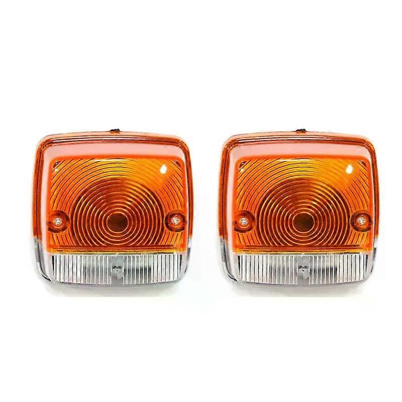 1 Pair Front Indicator Side Turn Signal Light For JOHN DEERE 30/40/50 Series for David Brown for Case IH for Deutz Excavator