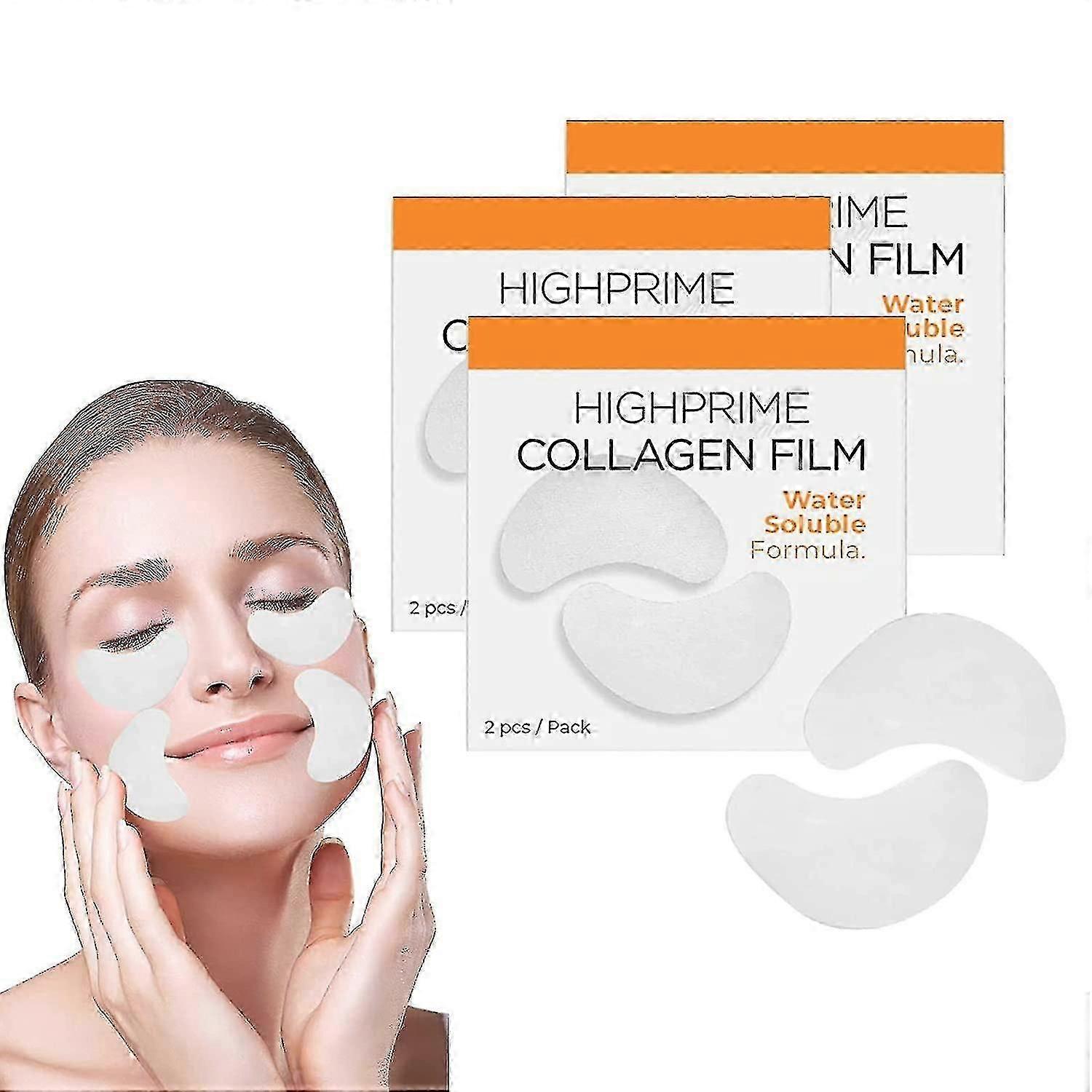 Collagène Masque soluble dans l’eau Estompe Cernes Sac pour les yeux Masque pour les yeux Lignes fines légères Lifting Masque raffermissant