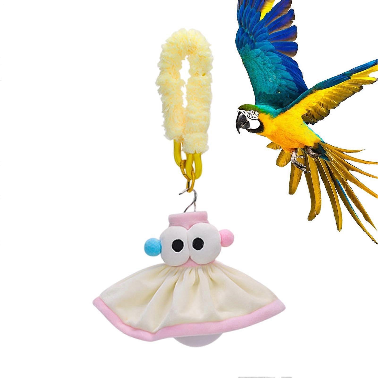 Bird Cage Lamp Dimmable Parrot-Shaped Bulb, Three Lighting Modes, For Plush Aquarium Terrarium Dressing Table Rose