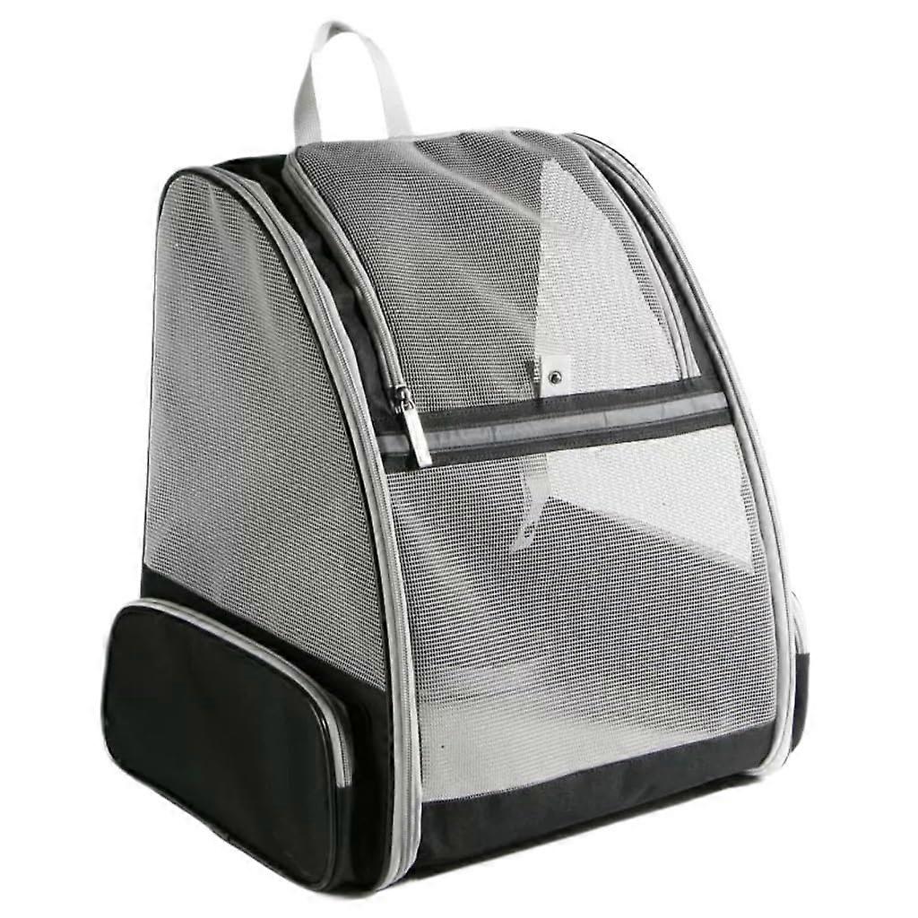 Cat Carrier Backpack, Portable Breathable Pet Shoulder Bag, Foldable Storage for Cats, Black, Multi-Functional Design