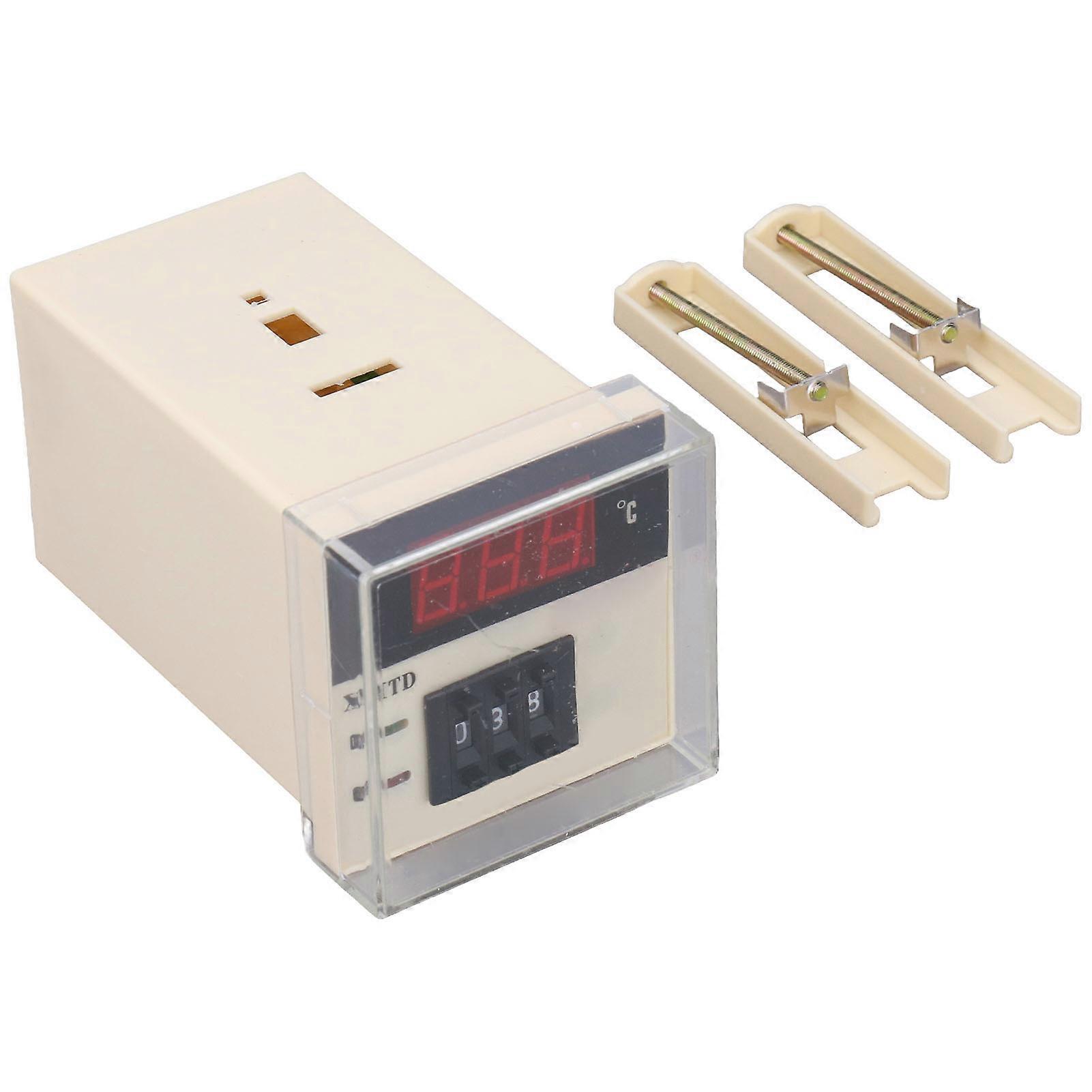 Temperature Controller LCD Clear Display XMTD‑2001 0‑399℃ Digital Temperature Controller 220V