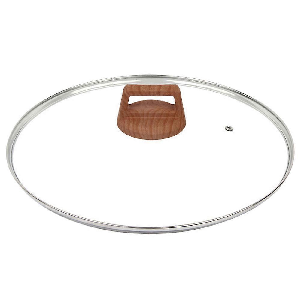 Heat Resistant Glass Skillet Lid for Wok and Frying Pan – Insulated Kitchen Cookware Accessory