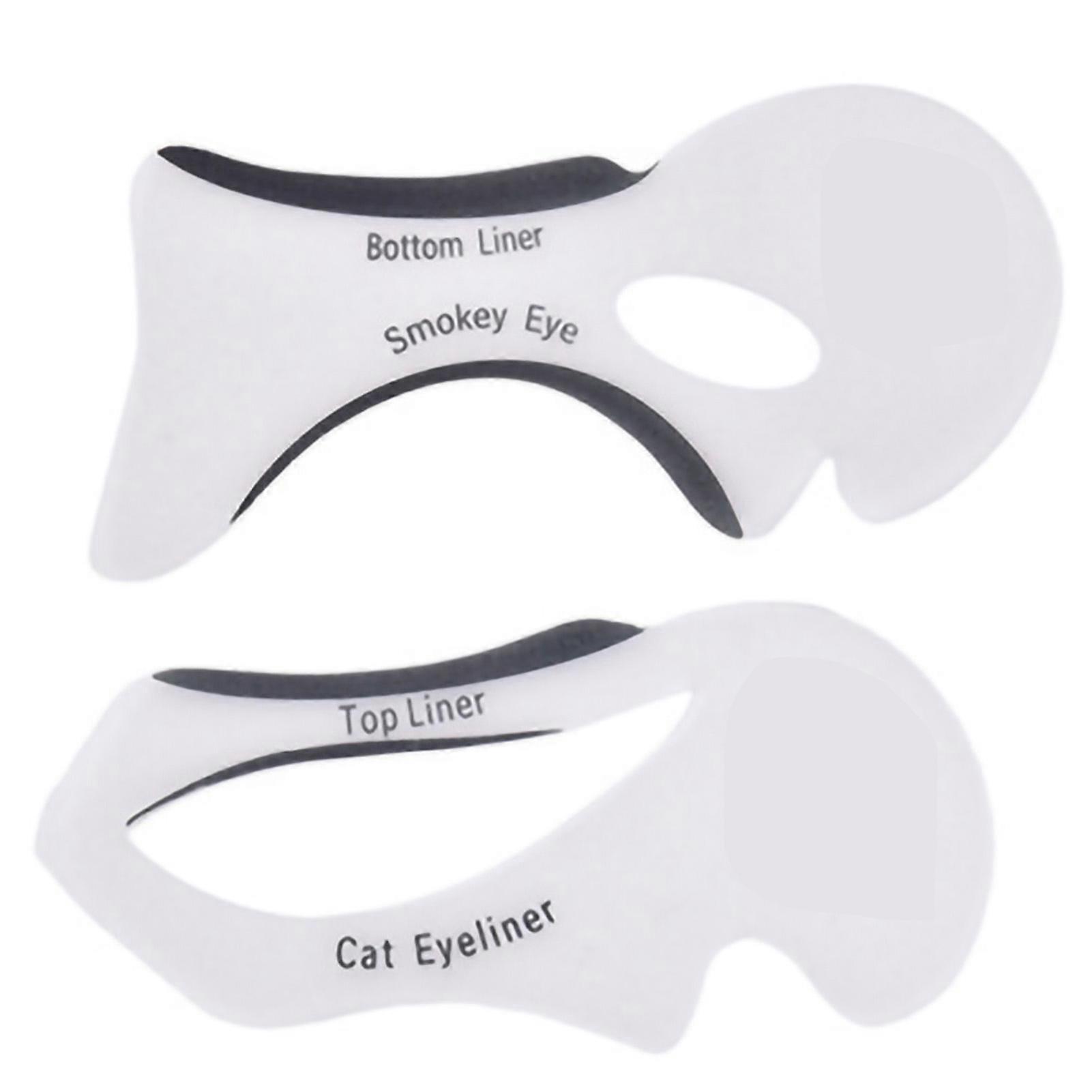 2pcs Eyeliner Stencil Helper Eyeliner Template Eye Makeup Stencil for Beginners