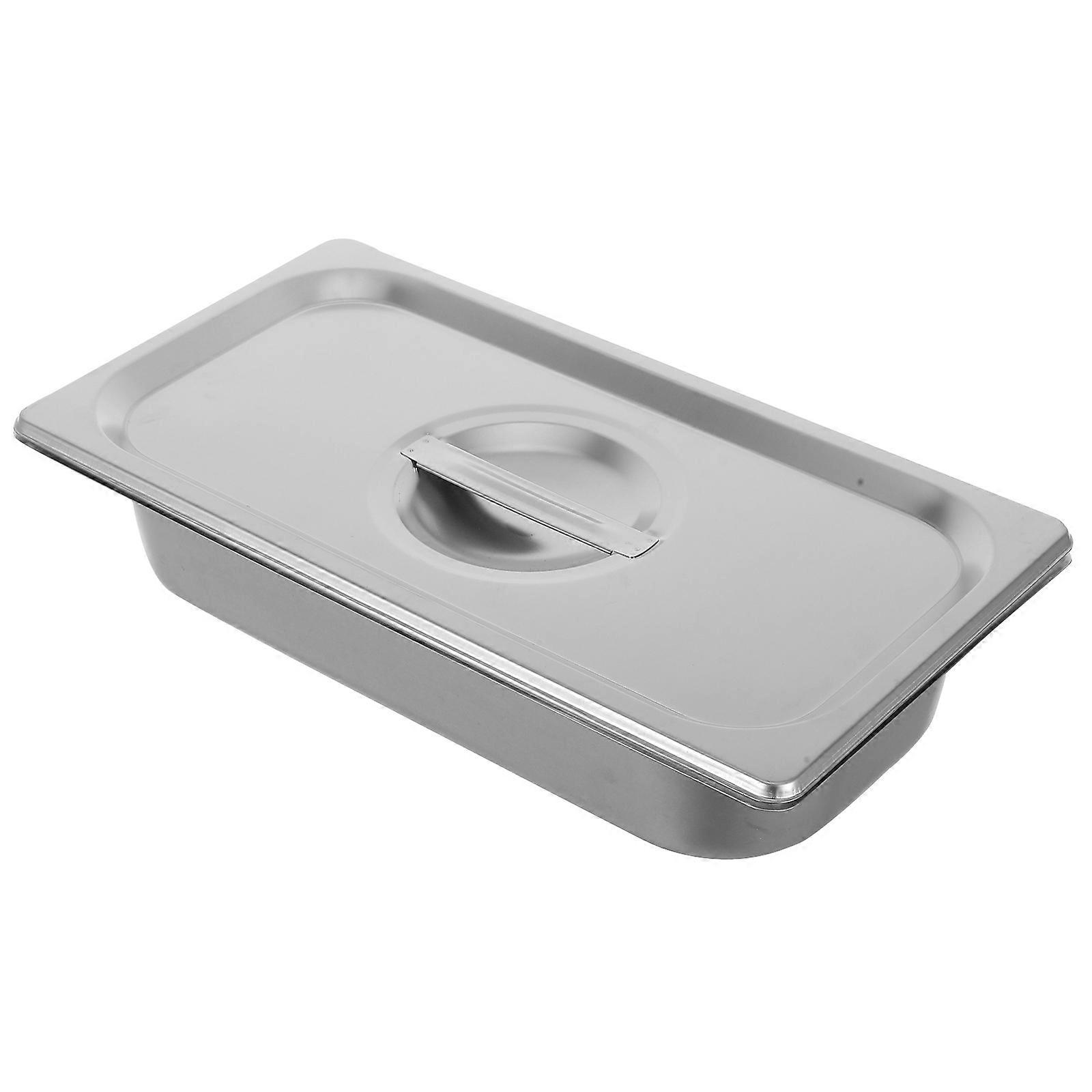 Stainless Steel Ice Cream Storage Box with Lid   Portable Reusable Freezer Container for Homemade Ice Cream, Fruits, and Chilled Drinks, Space Saving