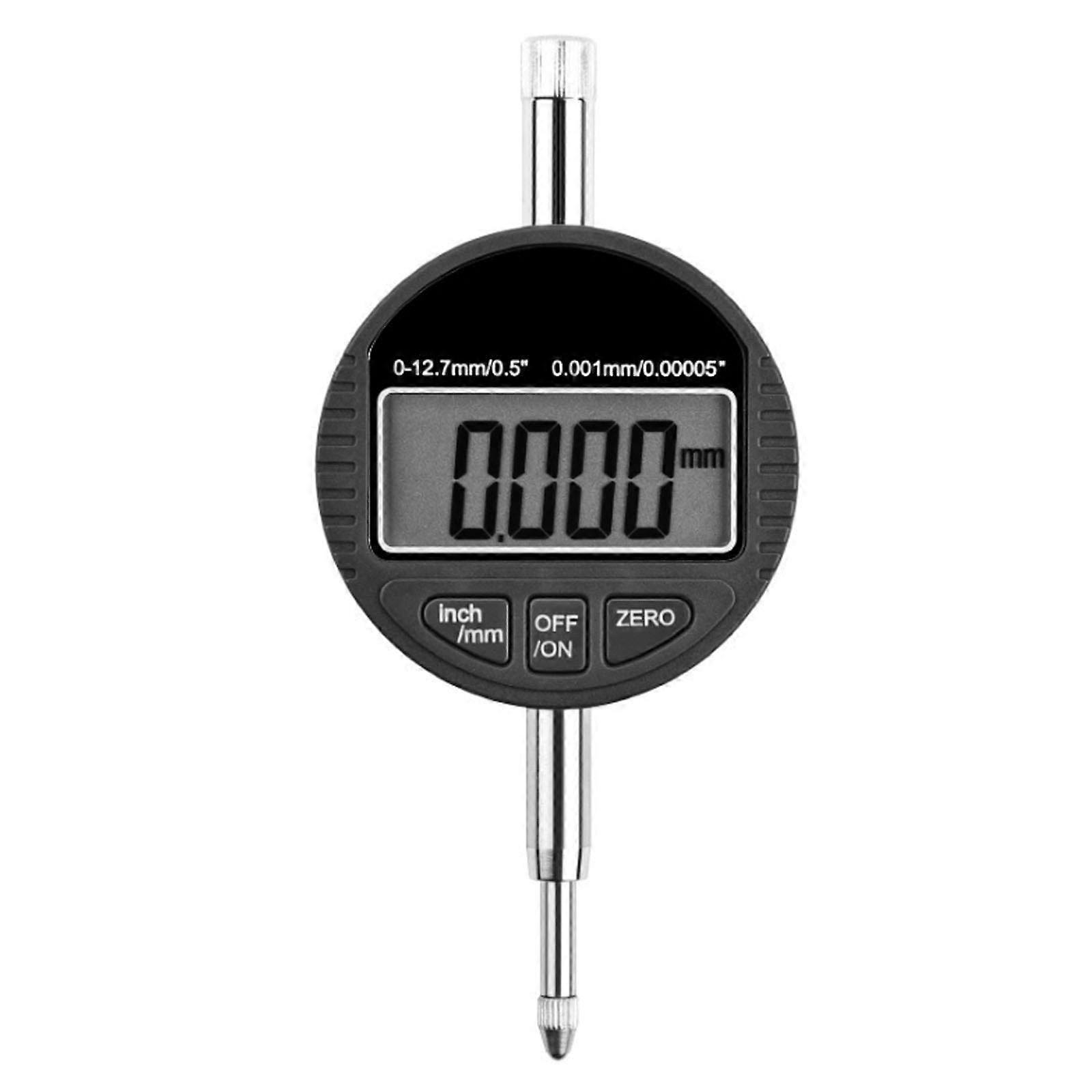 Digital dial gauge, range 012.7 mm, digital probe dial gauge, test gauge, measuring device, electronic dial gauge, 0.01 mm resolution.