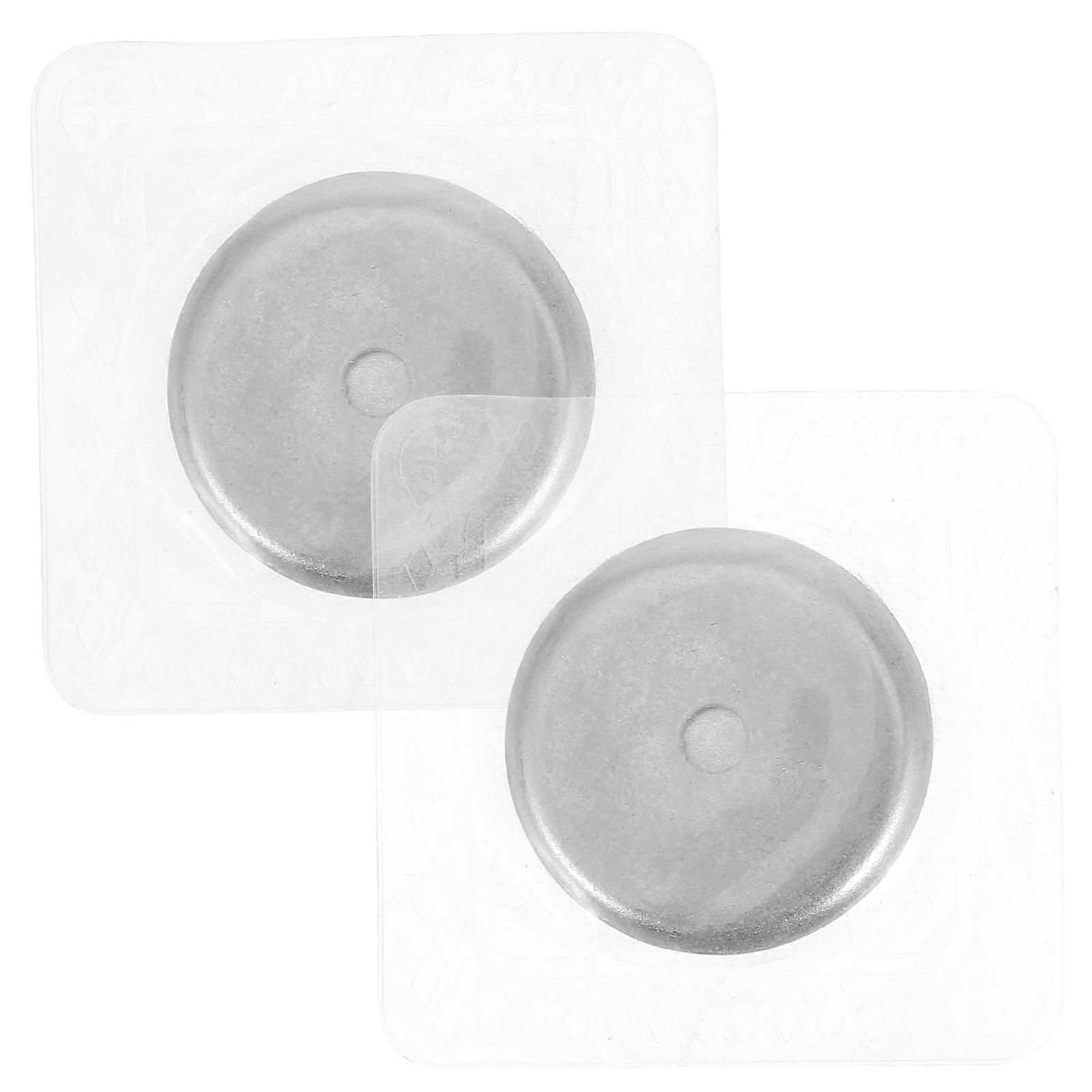 Magnetic Clasps For Bags Invisible Design Circular Secure Hold Silver 1Pcs