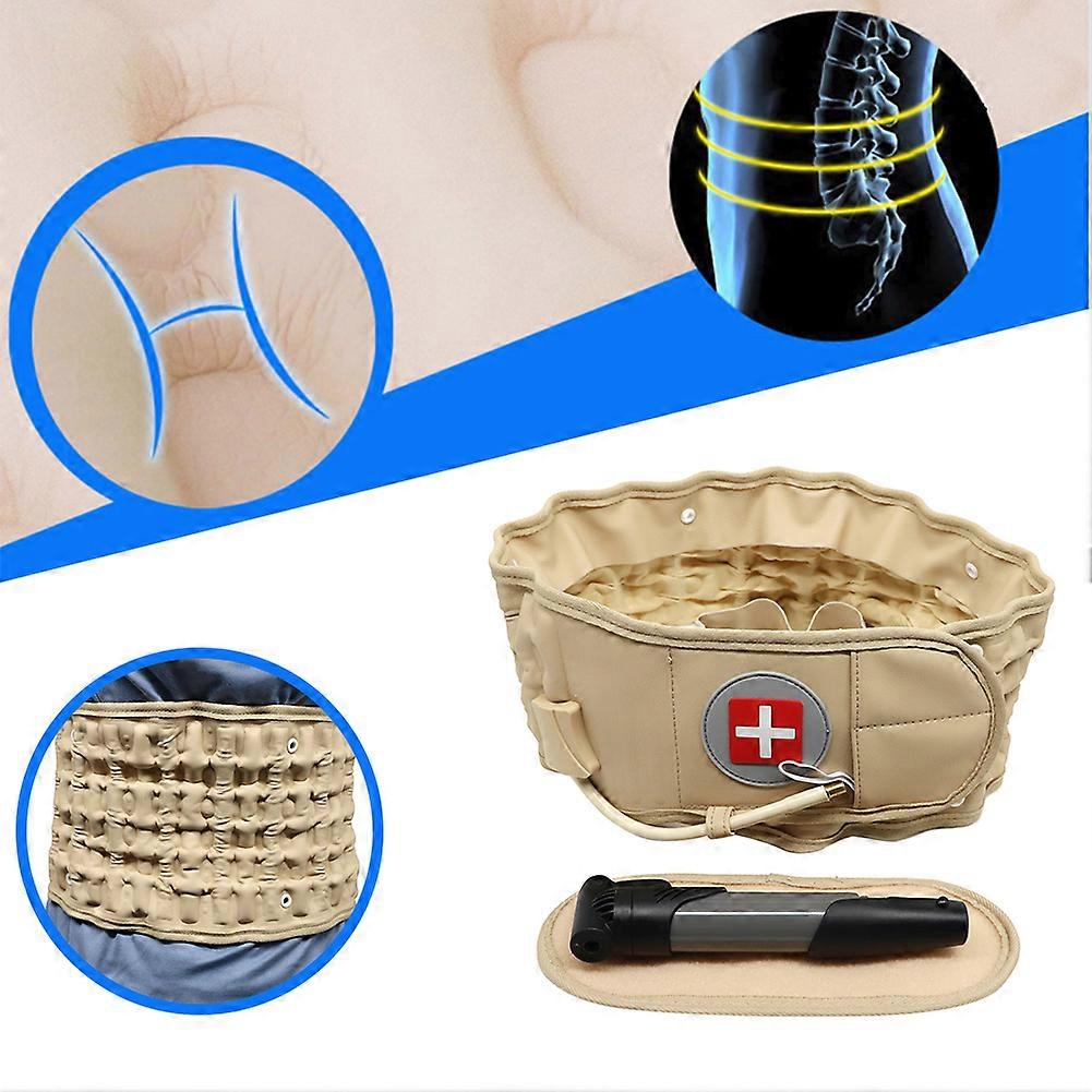 Decompression Back Belt Lumbar Spine Support Lower Back Traction Device for Women and Men