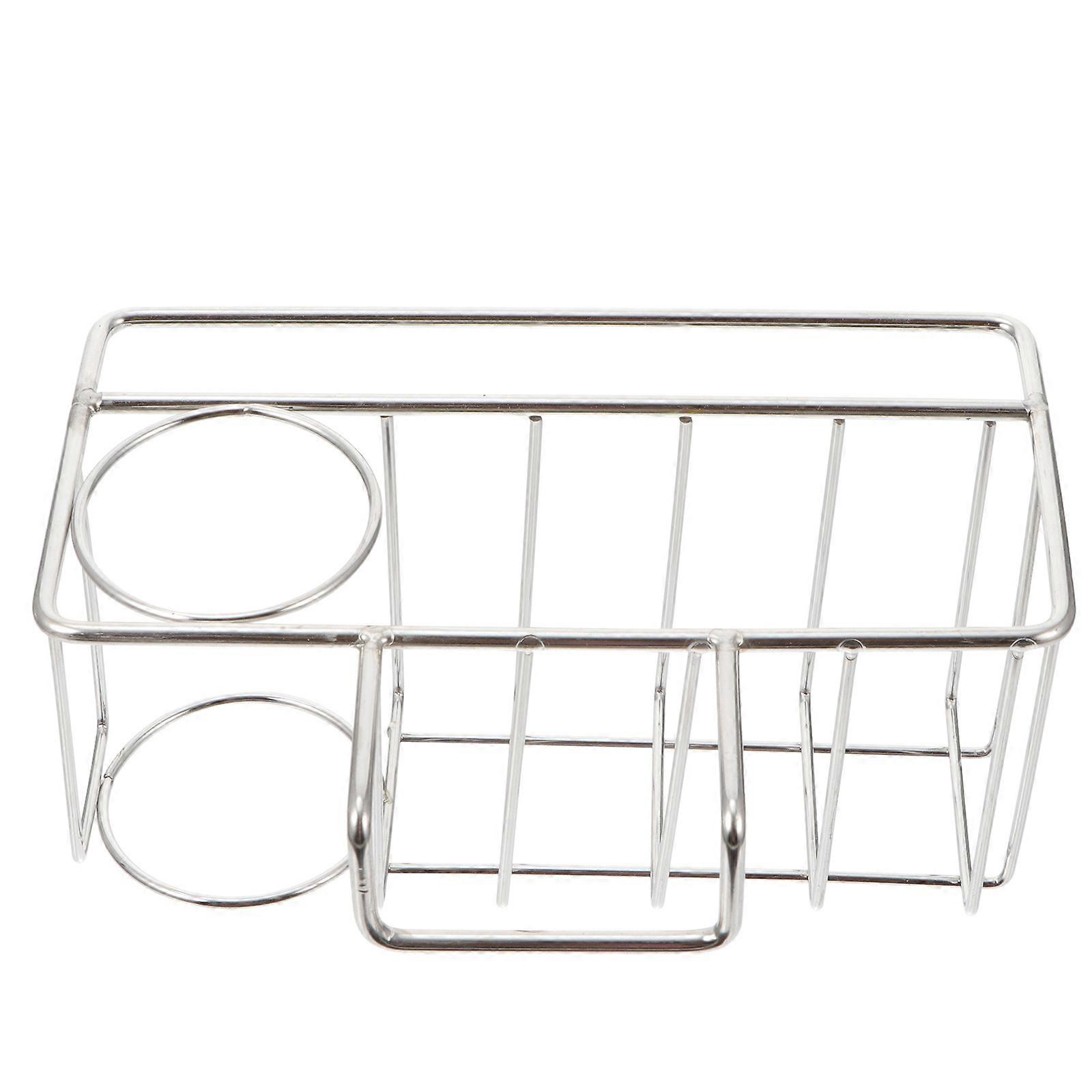 Practical Bath and Kitchen Rack, Wall Mountable Storage for Sponges and Brushes