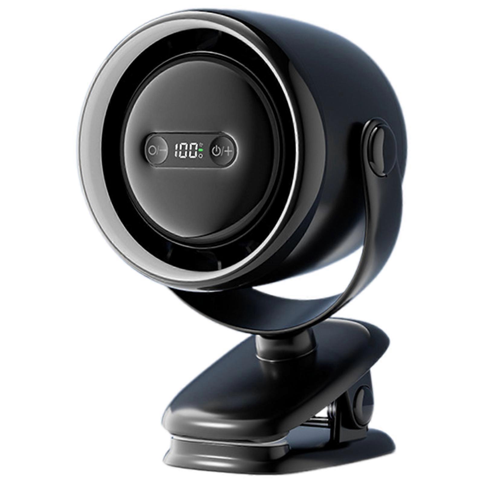 Circulating Clip Fan Digital Display Lightweight Airs Cooler for Study Room Home