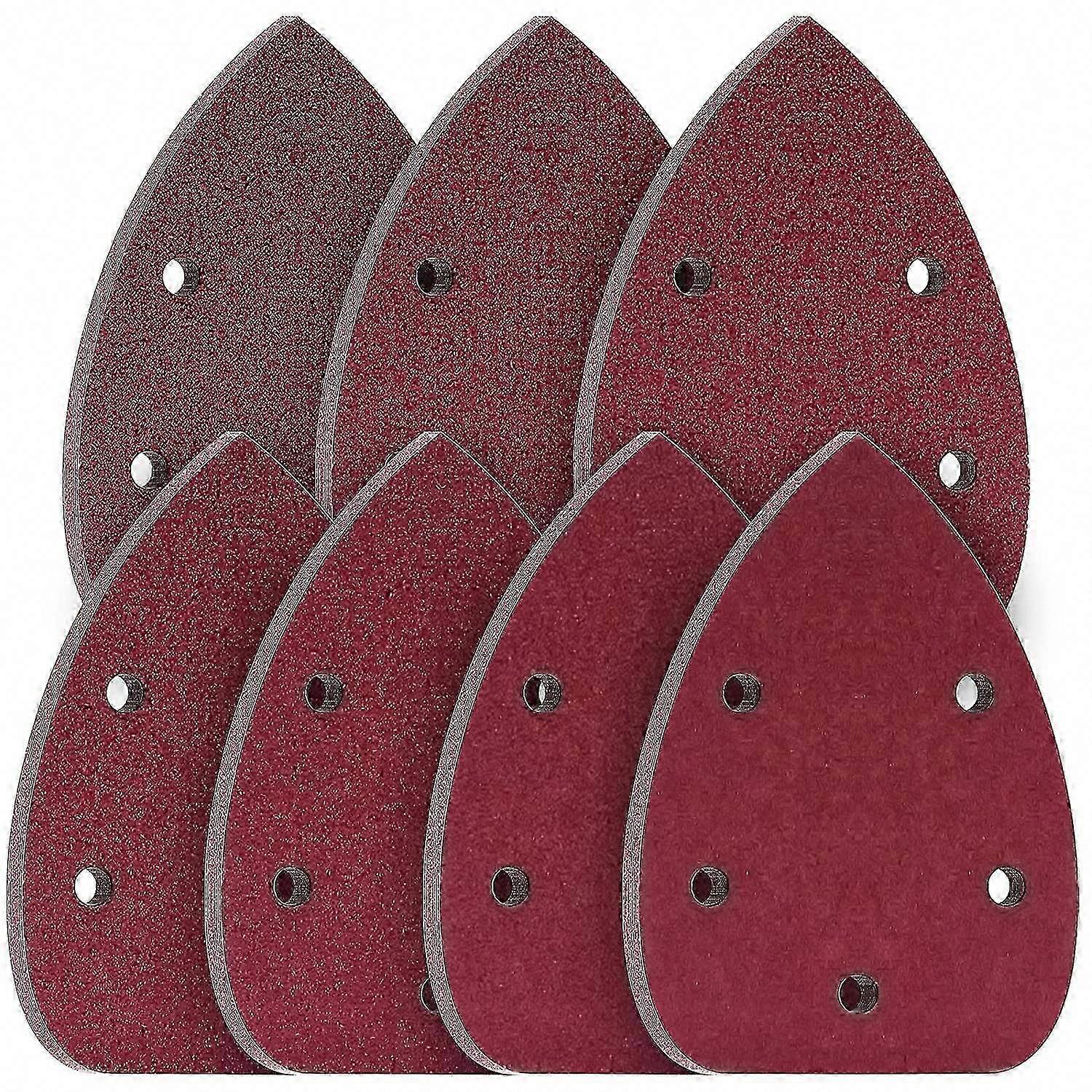 Triangular Sandpaper 10 X 40-400 Grit 70 Pcs Triangle Sanding Discs for Sander & Polisher