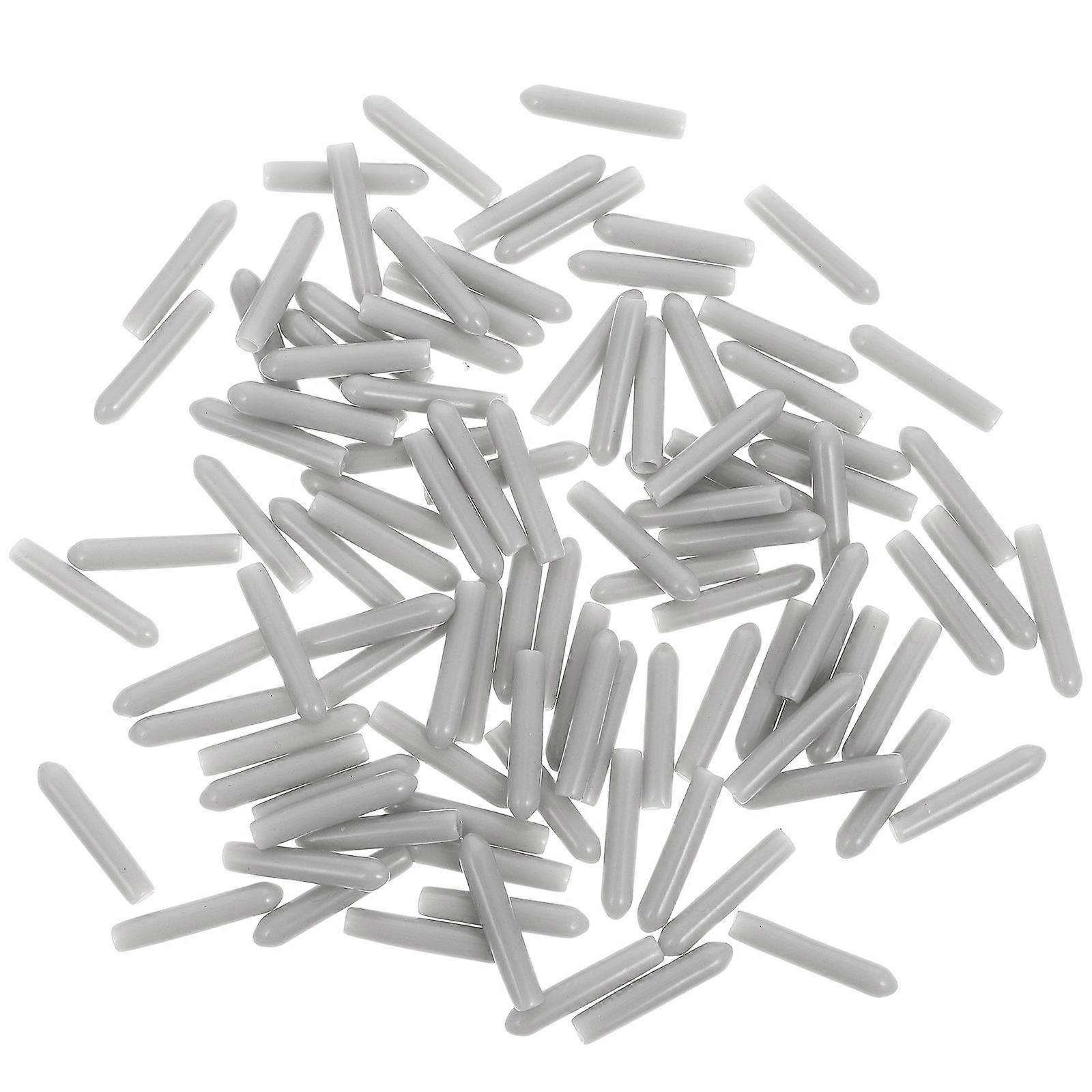 Universal Dishwasher Prong Rack Caps Scratch Protection Home Kitchen Use Rubber Material 2.5x0.5cm 100Pcs