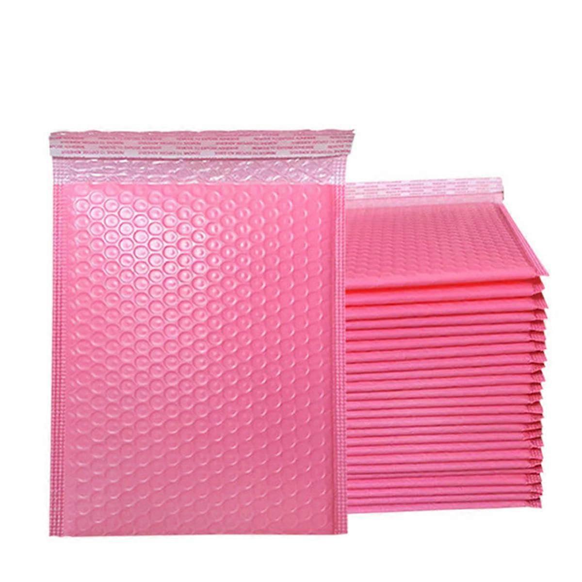 Padded Mailing Envelopes 50 Pack Self Seal Black Poly 15x18cm Bubble Padding For Packaging